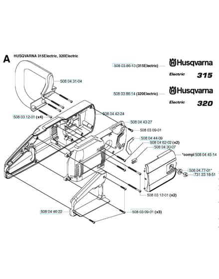 Husqvarna 320ELECTRIC - 2003-8 - Chassis - Frame