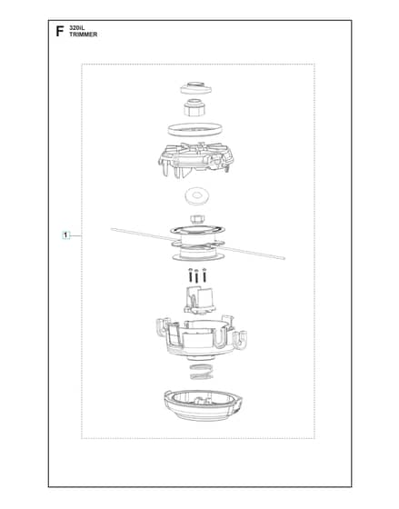 Husqvarna 320Il -  Trimmer Head