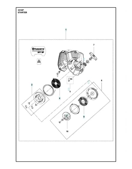 Husqvarna 321 Sp - Starter
