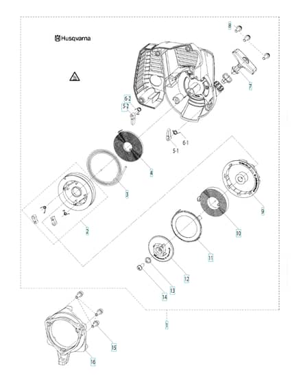 Husqvarna 321S25 - Starter