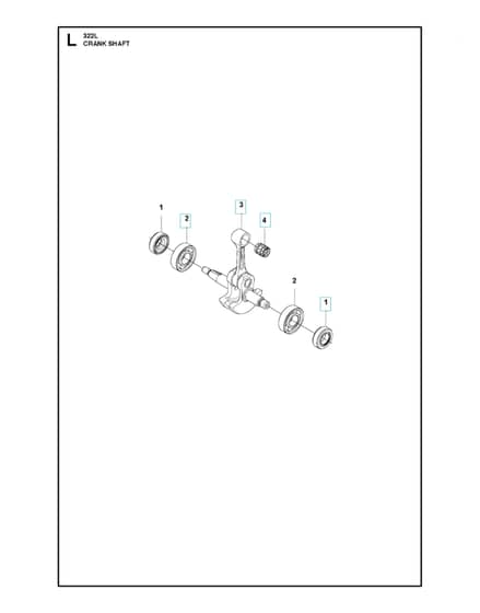 Husqvarna 322L - Crankshaft