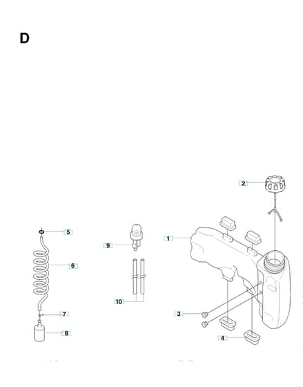 Husqvarna 323HD60 - Fuel Tank
