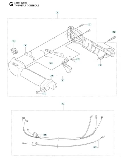 Husqvarna 323R - Handle & Controls