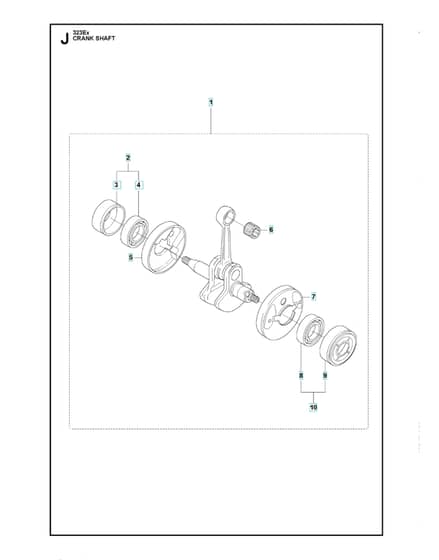 Husqvarna 323Ex - Crankshaft