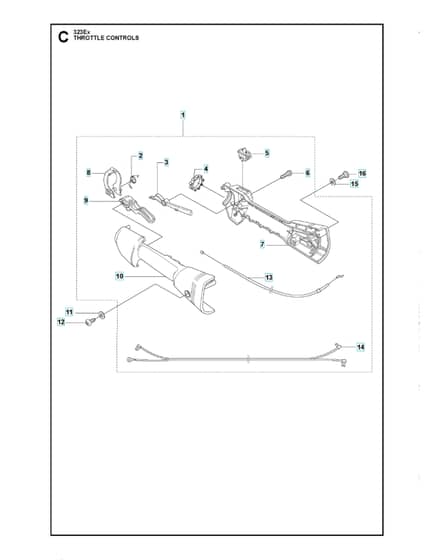 Husqvarna 323Ex - Throttle Controls