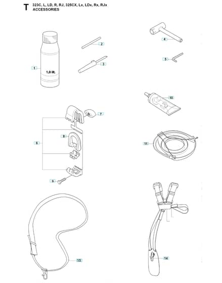 Husqvarna 323L - Accessories