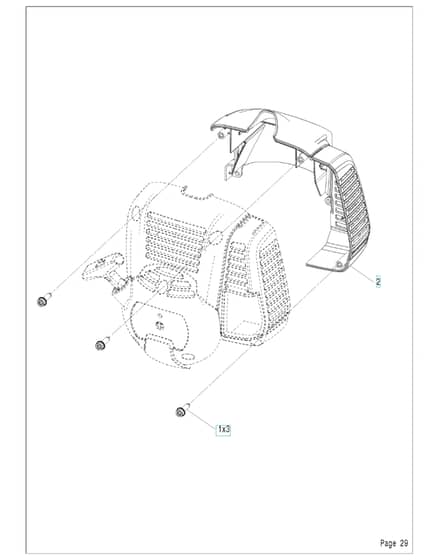 Husqvarna 323S15 - Housing