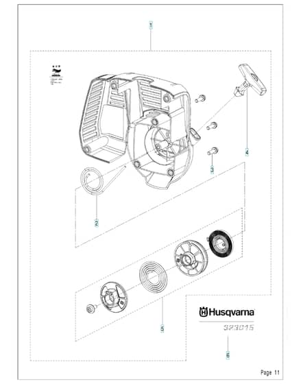 Husqvarna 323S15 - Starter