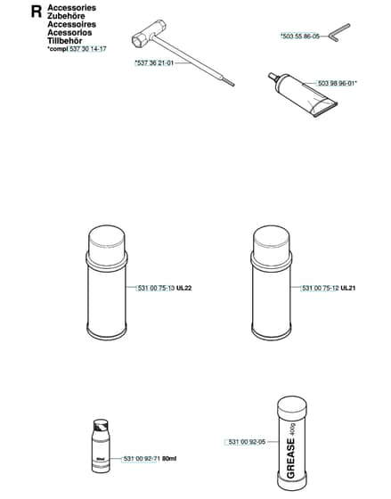 Husqvarna 324HDA55X-SERIES - Accessories