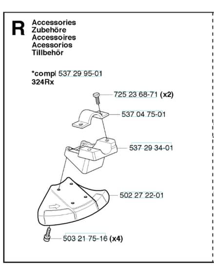 Husqvarna 324Rx - Guards