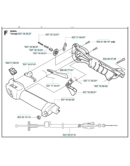 Husqvarna 324Rx - Handle & Controls