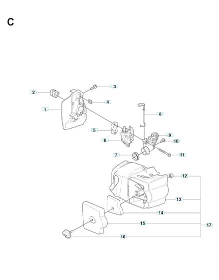 Husqvarna 325HD60X-SERIES - Carburetor & Air Filter