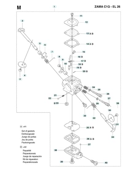 Husqvarna 325HD75X-SERIESFROM20090500001-CURRENT - Carburetor Details