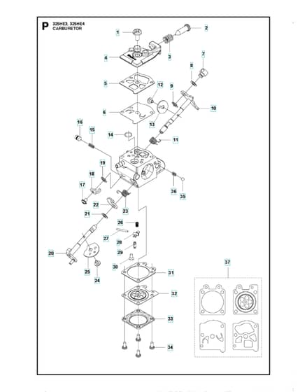 Husqvarna 325HE4 - Carburetor