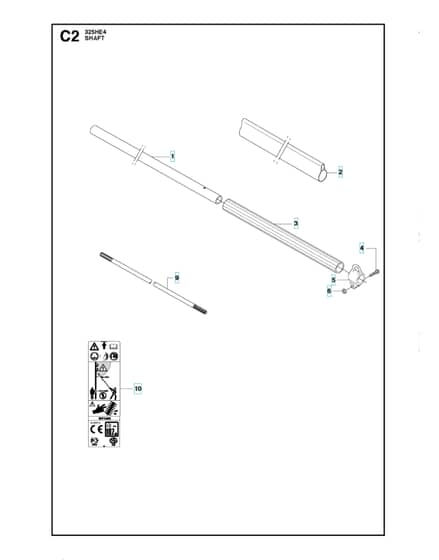 Husqvarna 325HE4 - Handle