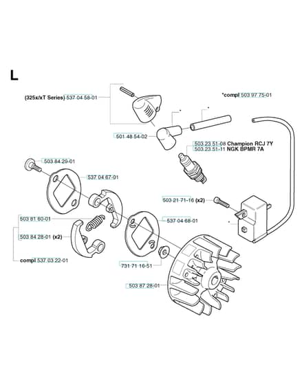 Husqvarna 325 Lxt - Ignition System & Clutch