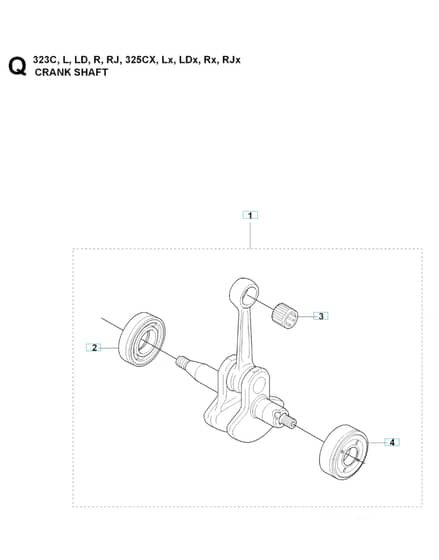 Husqvarna 325RX - 2008-Current - Crankshaft