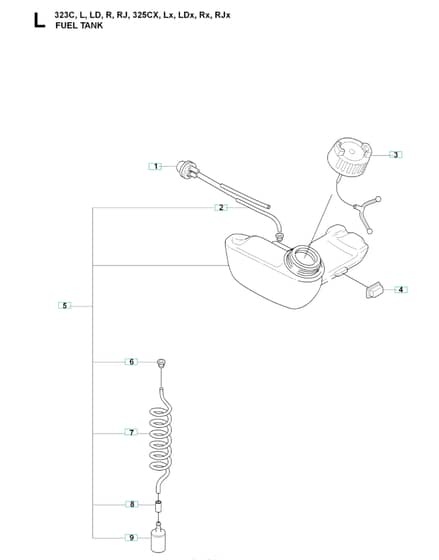 Husqvarna 325RX - 2008-Current - Fuel Tank