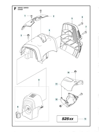 Husqvarna 325HE3 - Cover