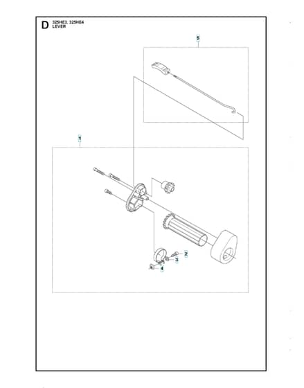 Husqvarna 325HE3 - Lever