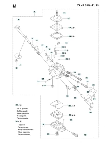 Husqvarna 326HD60X-SERIES - Carburetor Details