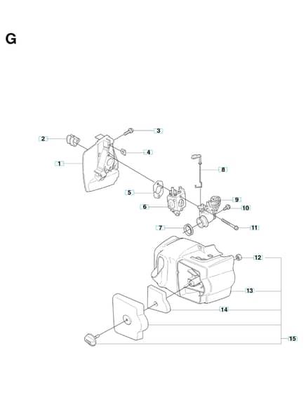 Husqvarna 326HD75X-SERIES - Carburetor & Air Filter