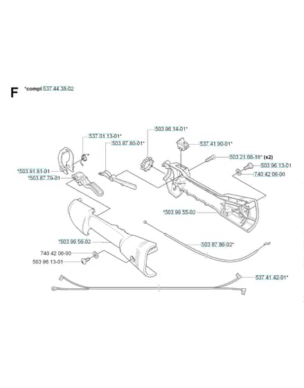 Husqvarna 326HE3X-SERIES - Handle & Controls 2