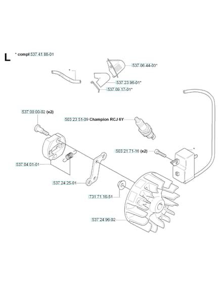 Husqvarna 326HE4X-SERIES - Ignition System
