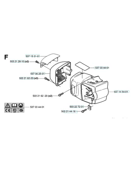 Husqvarna 326HS75X-SERIES - Cover