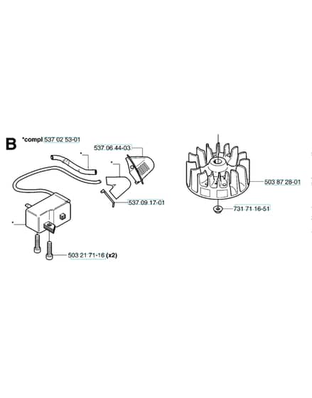 Husqvarna 326HS75X-SERIES - Ignition System