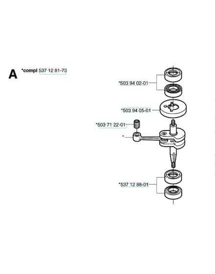 Husqvarna 326HS99X-SERIES - Crankshaft