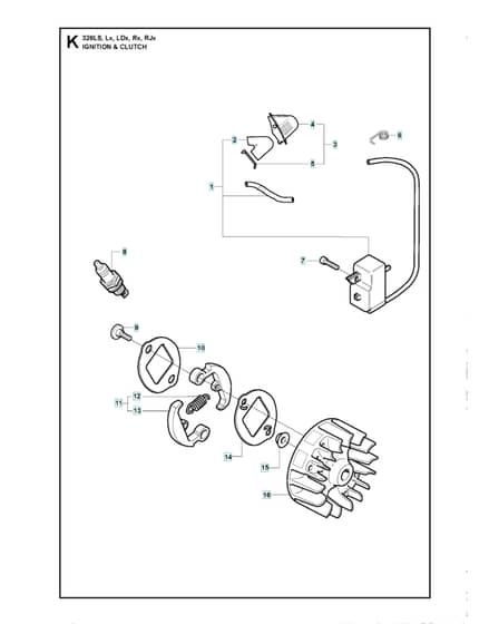 Husqvarna 326RX - from-curr - Ignition System