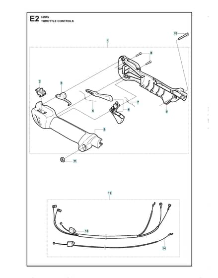 Husqvarna 326RX - from-curr - Throttle Controls 2