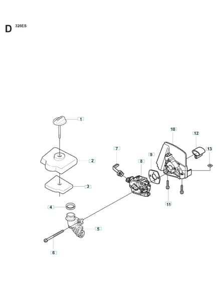 Husqvarna 326Es - Carburetor & Air Filter