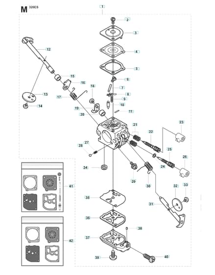 Husqvarna 326Es - Carburetor Details