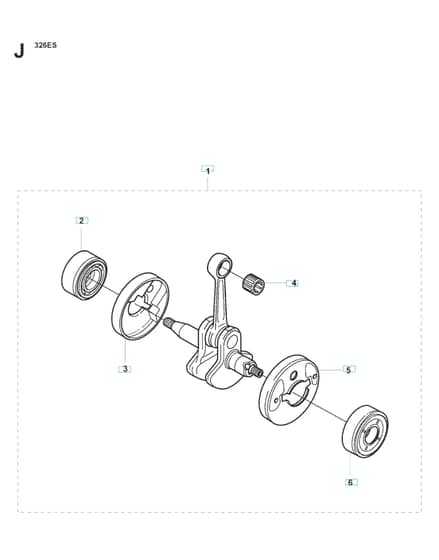 Husqvarna 326Es - Crankshaft
