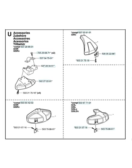 Husqvarna 326L - Accessories