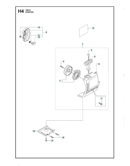 Husqvarna 326Ldx - Starter 4