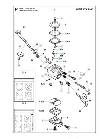 Husqvarna 326Lx - Carburetor Not For Us