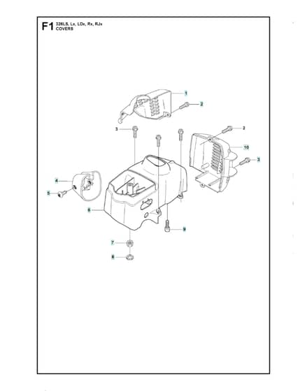 Husqvarna 326Lx - Cover