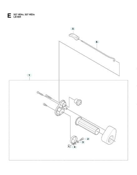 Husqvarna 327HE4X-SERIESFROM20150100001-CURRENT - Handle 2