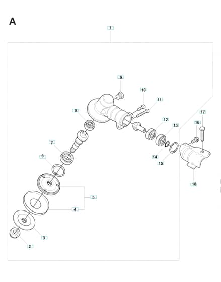 Husqvarna 327 Lx - Bevel Gear