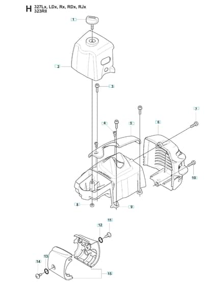 Husqvarna 327 Lx - Cover