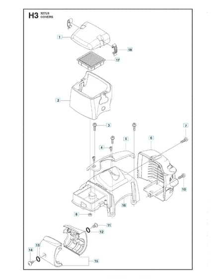 Husqvarna 327Ls - Carburetor & Air Filter