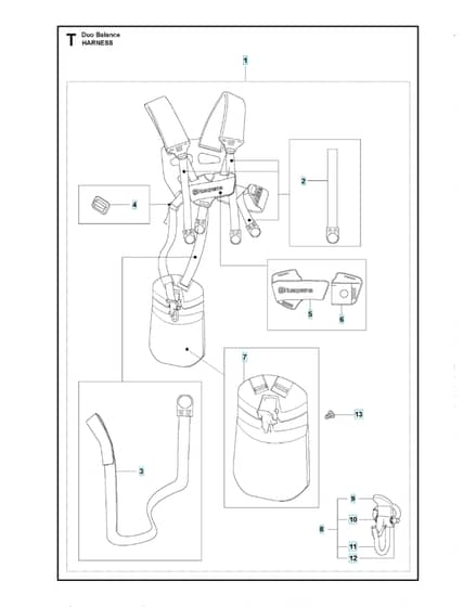 Husqvarna 327Rx - Harness