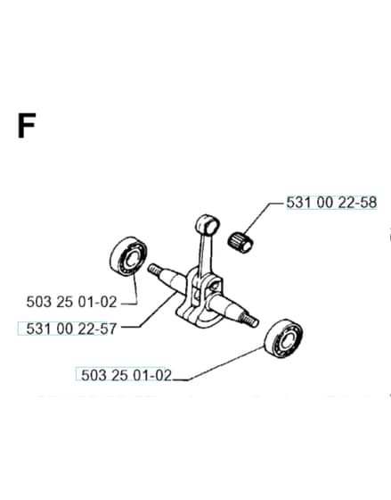 Husqvarna 32 Bl - Crankshaft