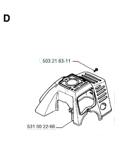 Husqvarna 32 Bl - Cylinder Cover