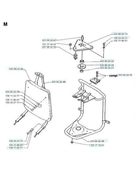 Husqvarna 32 Bl - Harness