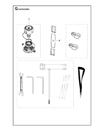 Husqvarna 331Rb - Accessories