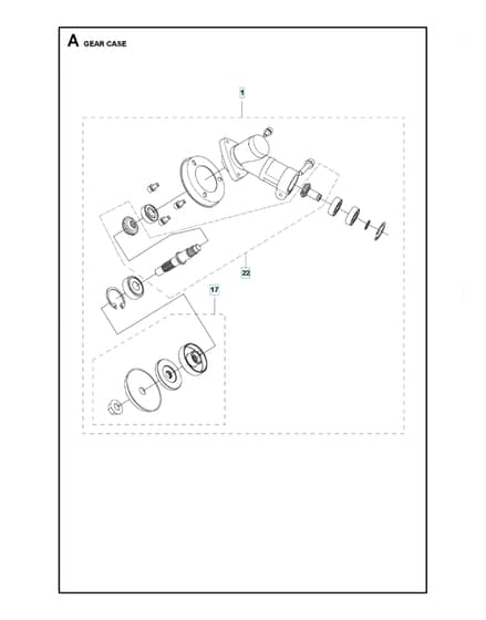 Husqvarna 331Rb - Gear Case